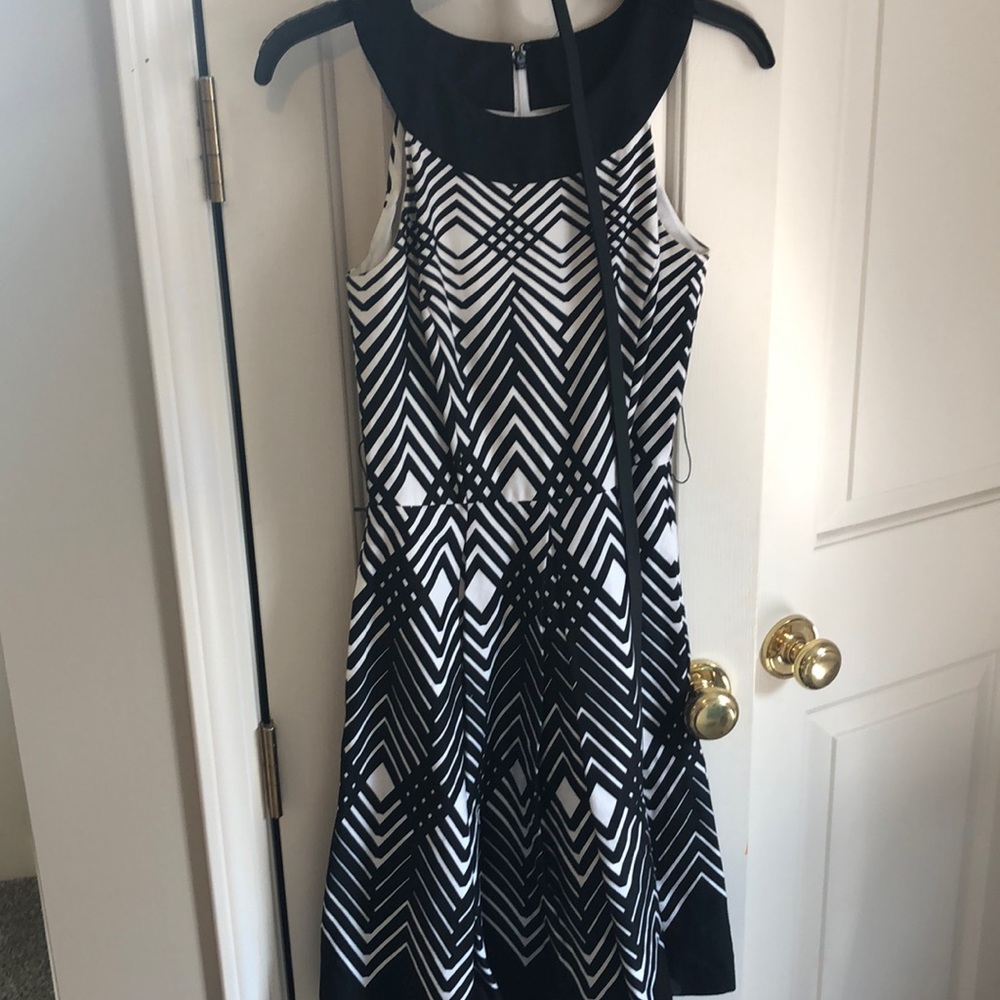 Black and white dress